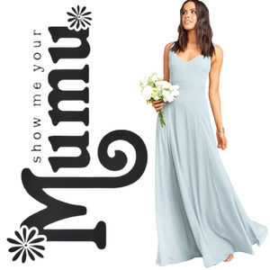 NEW Show Me Your MuMu Jenn Maxi Dress Green Large